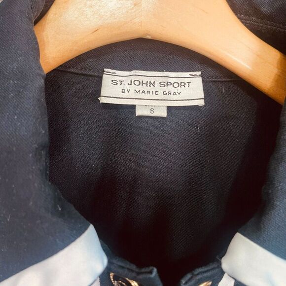 St John Sport Twill Collared Jacket - Picture 3 of 13